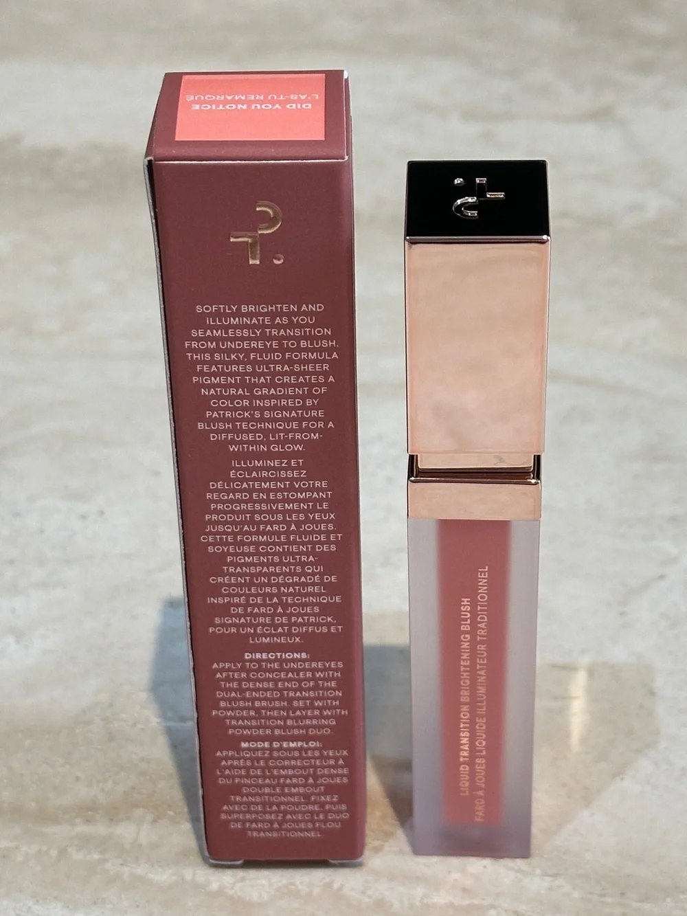Patrick Ta Liquid Transition Brightening Blush - Did You Notice